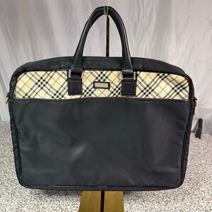 Burberry Black Label Nova Check Business Bag Briefcase Unisex